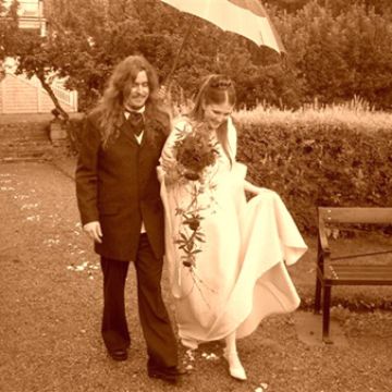 Свадьба, с женой Анной, 2003.